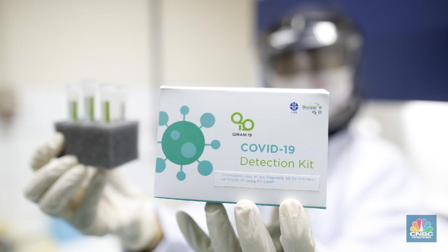 LIPI Kembangkan Alat Deteksi Virus Covid-19 Dengan Metode RT-LAMP. (CNBC Indonesia/Tri Susilo)