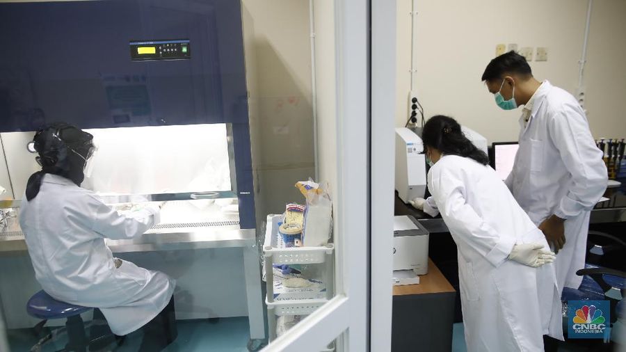 LIPI Kembangkan Alat Deteksi Virus Covid-19 Dengan Metode RT-LAMP. (CNBC Indonesia/Tri Susilo)