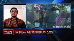 Ekonom: Deflasi Agustus indikasi MasihTertahannya Konsumsi