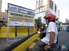 Seram! Sosialisasi Covid-19 di Tanah Abang Pakai Peti Mati