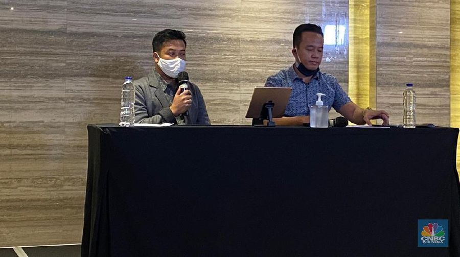 Konferensi Pers Jouska (CNBC Indonesia/Shalini)
