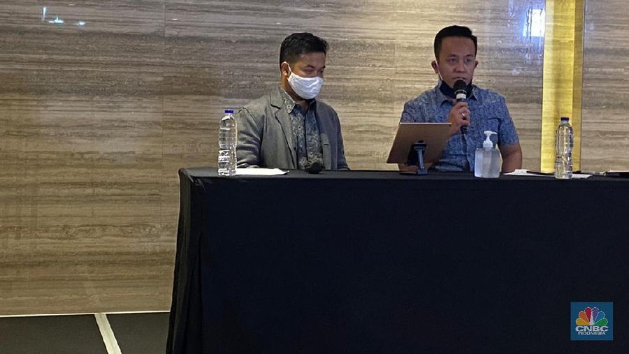 Konferensi Pers Jouska (CNBC Indonesia/Shalini)