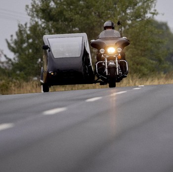 Saat Harley Davidson Jadi Kendaraan Pengantar Jenazah