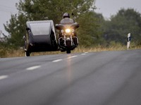 Saat Harley Davidson Jadi Kendaraan Pengantar Jenazah