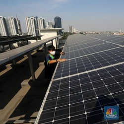 Bukit Asam Garap Panel Surya 200 Hektare di Bekas Tambang
