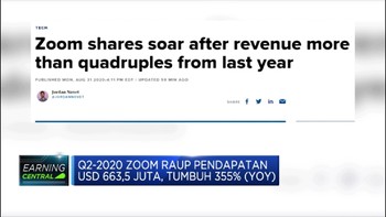 Q2-2020, Zoom Raup Pendapatan USD 663,5 Juta