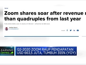 Q2-2020, Zoom Raup Pendapatan USD 663,5 Juta