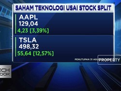 Stock Split, Saham Apple dan Tesla Terbang