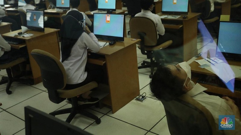 Tes CPNS di Tengah Pandemi (վ/ Andrean Kristianto)