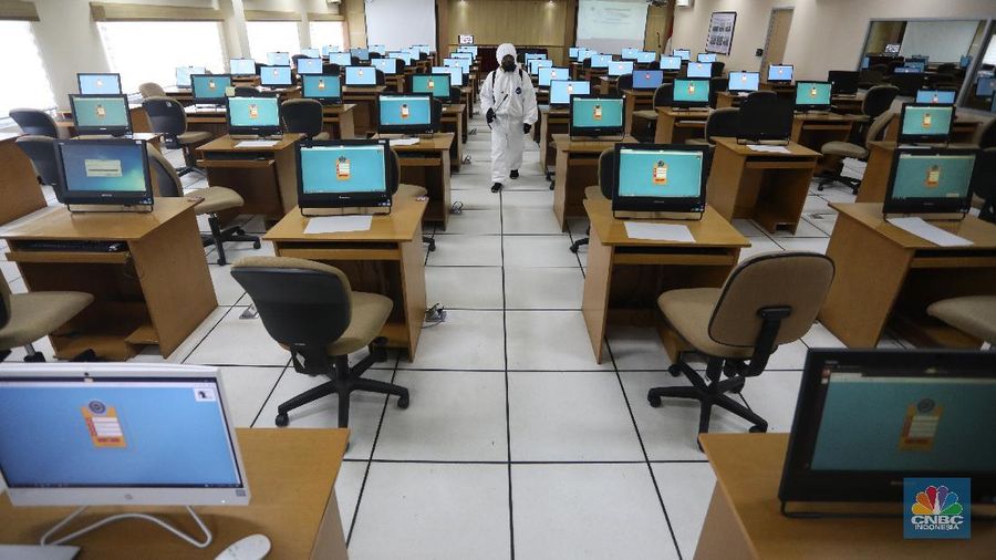 Tes CPNS di Tengah Pandemi (վ/ Andrean Kristianto)