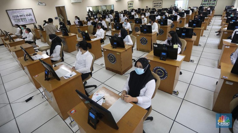 Tes CPNS di Tengah Pandemi (վ/ Andrean Kristianto)