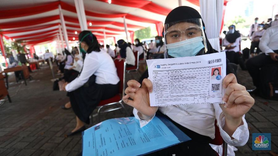 Tes CPNS di Tengah Pandemi (վ/ Andrean Kristianto)