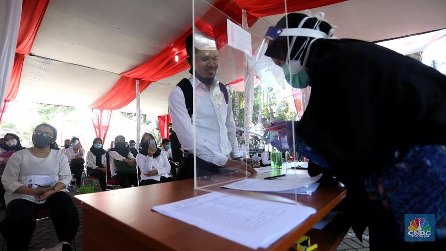 Tes CPNS di Tengah Pandemi (վ/ Andrean Kristianto)