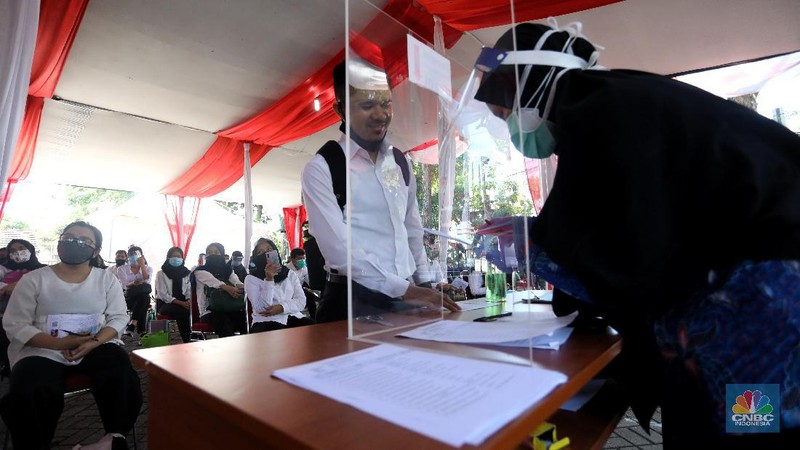 Tes CPNS di Tengah Pandemi (վ/ Andrean Kristianto)