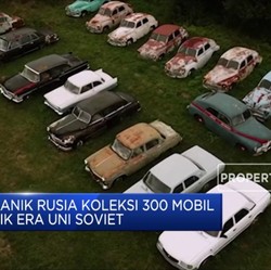 Mekanik Rusia Koleksi 300 Mobil Antik Era Uni Soviet