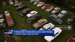 Mekanik Rusia Koleksi 300 Mobil Antik Era Uni Soviet