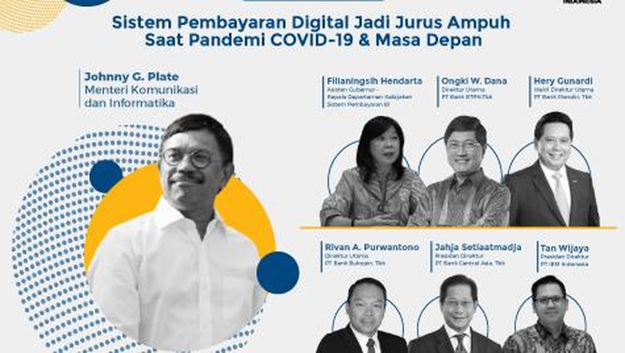 Webinar CNBC Indonesia oleh Jhonny G.Plate Menteri Komunikasi dan Informatika
