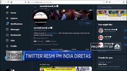 Akun Twitter Resmi Milik PM India Diretas