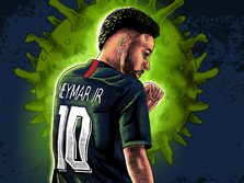 Habis Liburan di Pulau Ibiza Spanyol, Neymar Positif Covid-19