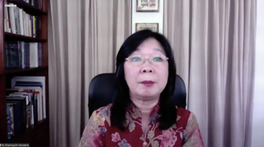 Kepala Departemen Kebijakan Sistem Pembayaran BI Filianingsih Hendarta (Tangkapan Layar)