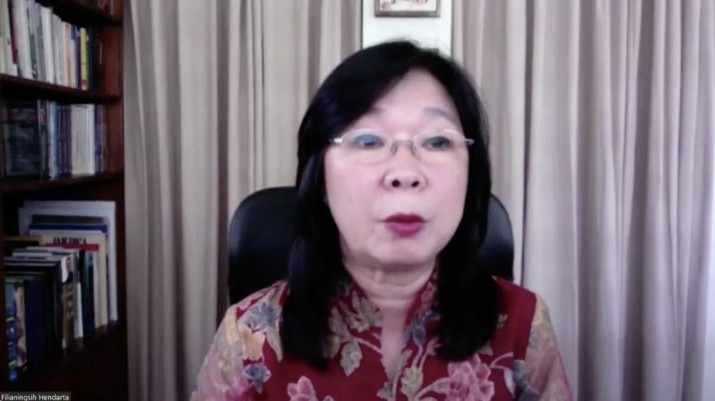 Kepala Departemen Kebijakan Sistem Pembayaran BI Filianingsih Hendarta (Tangkapan Layar) Kepala Departemen Kebijakan Sistem Pembayaran BI Filianingsih Hendarta (Tangkapan Layar)