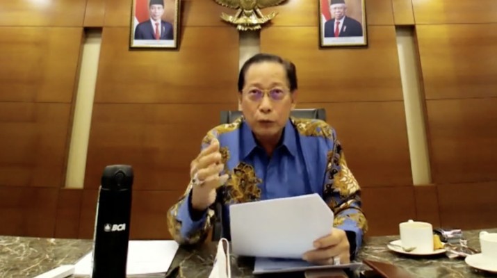 Presiden Direktur BCA Jahja Setiaatmadja (Tangkapan Layar Webinar) Presiden Direktur BCA Jahja Setiaatmadja (Tangkapan Layar Webinar)