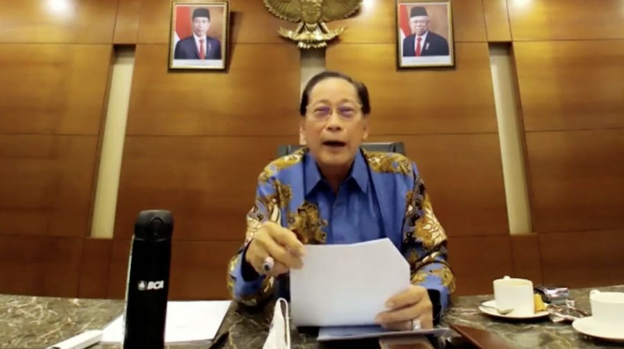 Presiden Direktur BCA Jahja Setiaatmadja (Tangkapan Layar Webinar)