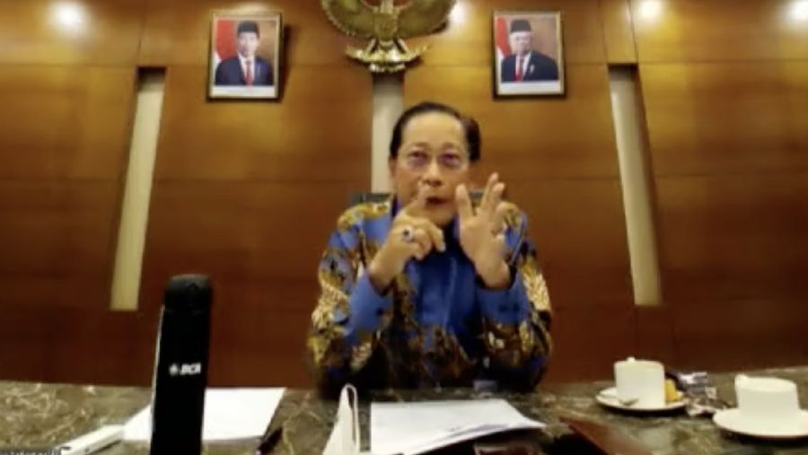 Presiden Direktur BCA Jahja Setiaatmadja (Tangkapan Layar Webinar)