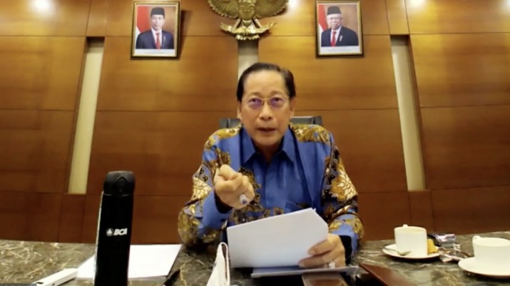 Presiden Direktur BCA Jahja Setiaatmadja (Tangkapan Layar Webinar) Presiden Direktur BCA Jahja Setiaatmadja (Tangkapan Layar Webinar)