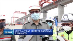 Realisasi Proyek Kereta Cepat Jakarta-Bandung Capai 60%