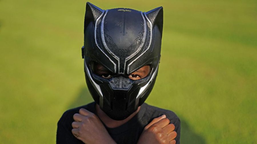 Chadwick Boseman Tribute on Thursday, Sept. 3, 2020, in Anderson, S.C. (AP Photo/Brynn Anderson)