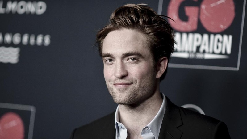 This April 4, 2019 photo shows actor Robert Pattinson posing for a portrait to promote his film, 