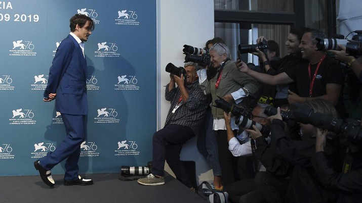 Venice Film Festival (Arthur Mola/Invision/AP/Arthur Mola) File - Actor Johnny Depp poses for photographers at the photo call for the film 'Waiting for the Barbarians' at the Venice Film Festival. The 77th Venice Film Festival will kick off on Wednesday, Sept. 2, 2020, but this year's edition will be unlike any others. Coronavirus restrictions will mean fewer Hollywood stars, no crowds interacting with actors and other virus safeguards will be deployed. (Photo by Arthur Mola/Invision/AP, File)