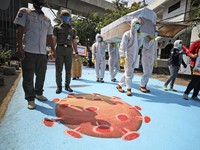Potret Satu Semester Pandemi Corona di Tanah Air