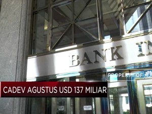 Naik Lagi, Cadev Agustus 2020 Jadi USD 137 Miliar