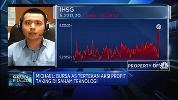 Cadev Agustus Naik, IHSG Ditutup di Zona Merah
