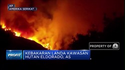 Kebakaran 3000 Hektar Landa Hutan Eldorado di AS