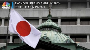 Ekonomi Jepang Ambruk 28,1%, Resesi Makin Parah
