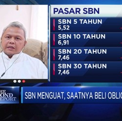 Kenaikan Cadev Agustus, Sentimen Penopang Penguatan SBN