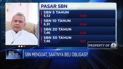 Kenaikan Cadev Agustus, Sentimen Penopang Penguatan SBN