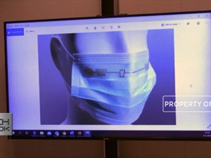 Masker Pintar Pantau Statistik Suhu Pengguna