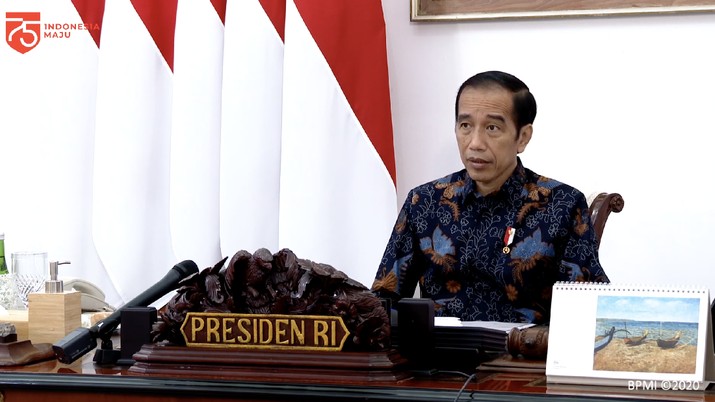 Presiden Joko Widodo dalam Rapat Terbatas “Lanjutan Pembahasan Persiapan Pelaksanaan Pilkada Serentak“ (Tangkapan Layar Youtube Sekretariat Presiden)