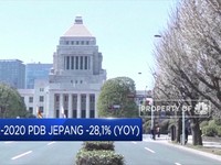 Q2-2020, PDB Jepang -28,1% (YoY)