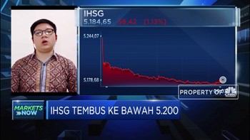 Dibuka Melemah, IHSG Tembus Ke Bawah 5.200