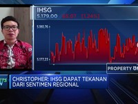 Terimbas Sentimen Regional, IHSG Sesi I Ditutup Melemah 1%