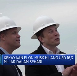 Wow! Kekayaan Elon Musk Hilang Rp 236,3 Triliun Dalam Sehari