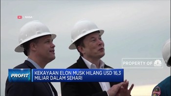 Wow! Kekayaan Elon Musk Hilang Rp 236,3 Triliun Dalam Sehari