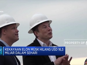 Wow! Kekayaan Elon Musk Hilang Rp 236,3 Triliun Dalam Sehari