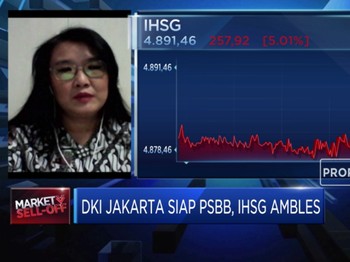 DKI Jakarta Siap PSBB Total, IHSG Ditutup Ambles 5,01%