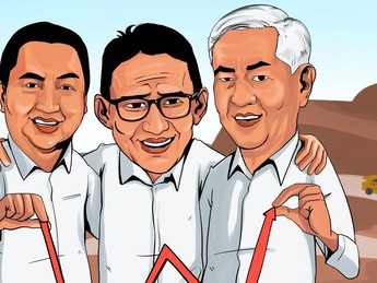 Cerita Sandiaga, Edwin Soerya & Boy Thohir Cuan di Saham MDKA